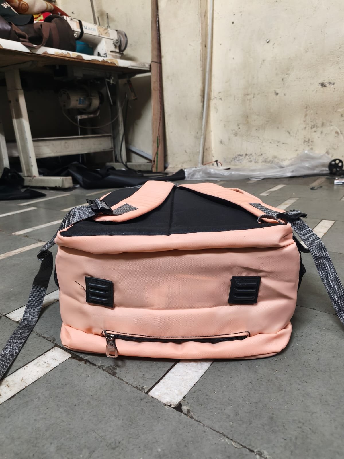 Turvo Daily Commute Backpack Heavy Duty Bottom Feet and Stash Pocket
