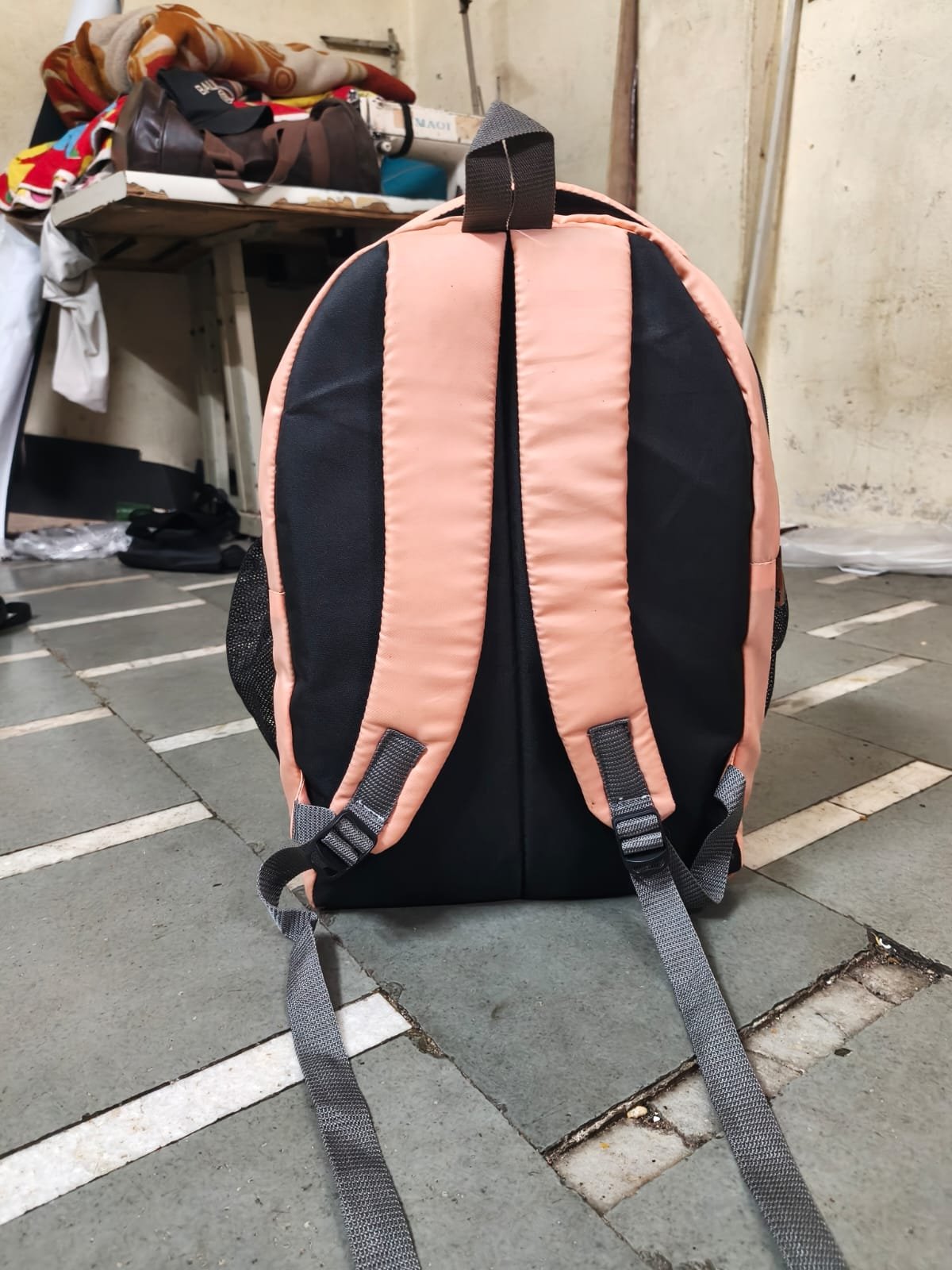 Turvo Daily Commute Backpack Peach Coral Padded Straps